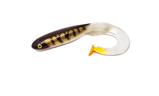 Gator Catfish 25cm NaturalPerchCurlytail Med Stor Profil For Stor Fisk 3 Gator Catfish 25cm NaturalPerchCurlytail Med Stor Profil For Stor Fisk