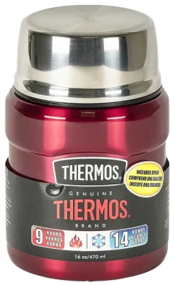 Thermos S/S King Mattermos Rød 0,47LMatt Rød Rustfri Mattermos -Flugor Butik 13116 1 high.640