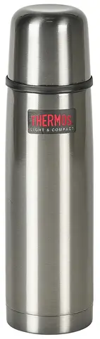 Thermos Light & Compact Termos Grå 0,5LRustfri Termos Til Kald Og Varm Drikke