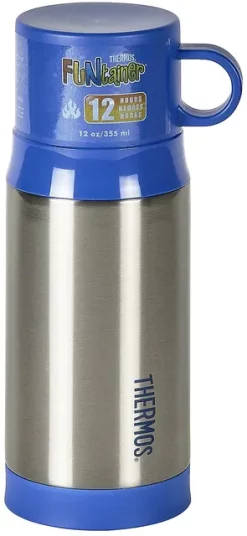 Thermos Funtainer Barnetermos Stål 355mlBarnetermos Med Blå Kopp -Flugor Butik 13138 1 high.640