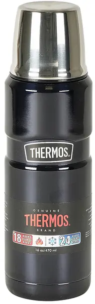 Thermos Stainless King Termos Blå 0,47LTermos I Rustfritt Stål Med Kopplokk 5 Thermos Stainless King Termos Blå 0,47LTermos I Rustfritt Stål Med Kopplokk - Bild 3