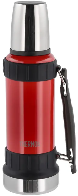 Thermos Work Termos Rød 1,2 LRustfri Ståltermos Med Stor Kopplokk 3 Thermos Work Termos Rød 1,2 LRustfri Ståltermos Med Stor Kopplokk