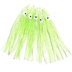 Fladen Octopus Luminous 12cm5-pack Grön UV Bläckfisk