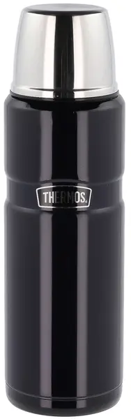 Thermos Stainless King Termos Blue 1,2LTermos I Rustfritt Stål Med Kopplokk