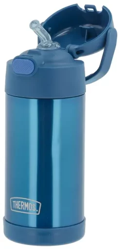 Thermos Funtainer Drikkeflaske M SugerørBlå 355ml -Flugor Butik 23627 2 high.640