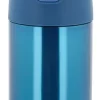 Thermos Funtainer Drikkeflaske M SugerørBlå 355ml