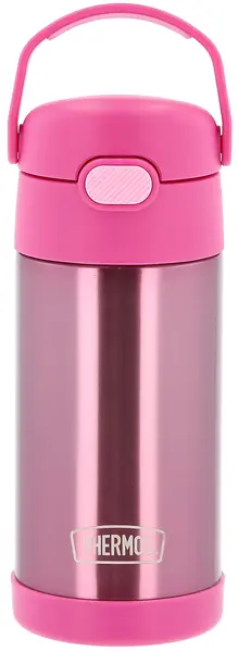 Thermos Funtainer Drikkeflaske M SugerørPink 355ml