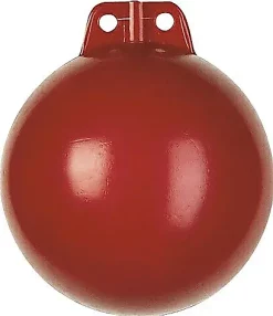 C. A. LESCHBRANDT Plastkule 6" RødBlåse Til Garn