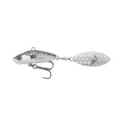 Savage Gear 3D Sticklebait Spin 13gBlack Silver