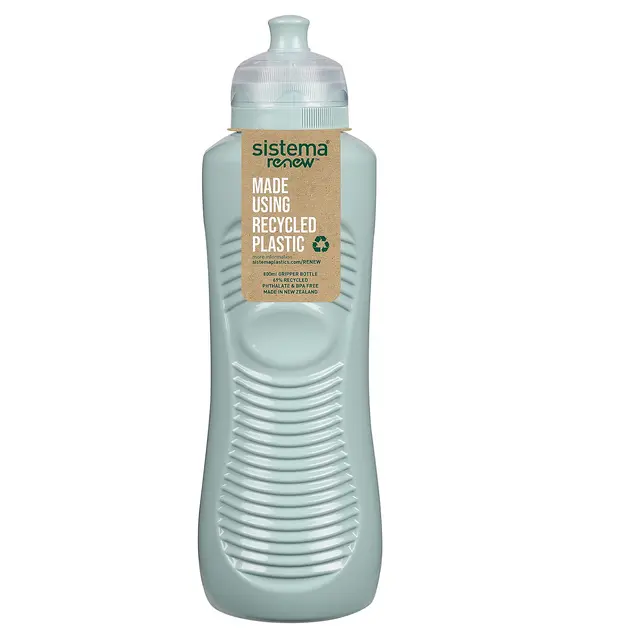 Sistema Plastics Sistema Renew Gripper Bottle 800ml Grønn0,80 L 3 Sistema Plastics Sistema Renew Gripper Bottle 800ml Grønn0,80 L