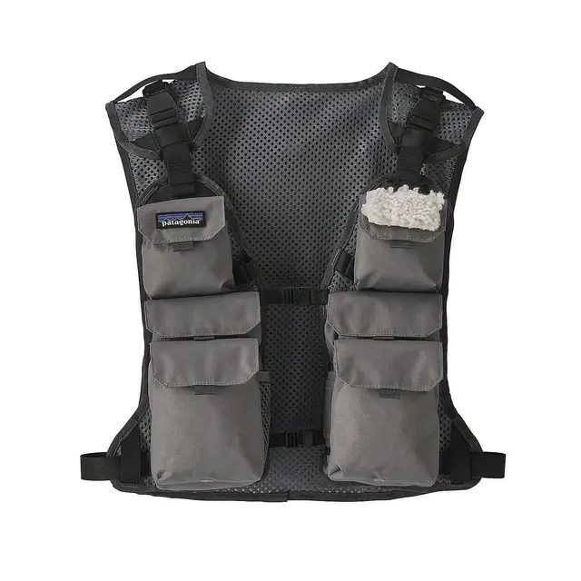 Patagonia Stealth Convertible Vest GreyPraktisk Mes Fluefiskevest 3 Patagonia Stealth Convertible Vest GreyPraktisk Mes Fluefiskevest