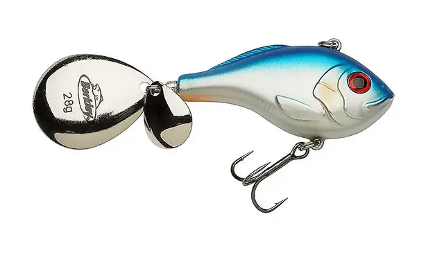 Berkley Pulse Spintail XL Blue Silver18g 3 Berkley Pulse Spintail XL Blue Silver18g