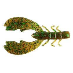 Berkley PowerBait Chigger Craw 10pkPumpkin Green Fleck 8cm