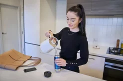 Contigo Byron 2.0 SS Blue Corn 470ml100% Lekkasjefri Drikkekopp -Flugor Butik contigo byron 2 0 blue corn 06.640