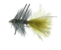 Unique Flies Rubber Leg Wooly Bugger #8 OliveKjøp 12 Fluer Få Gratis Flueboks