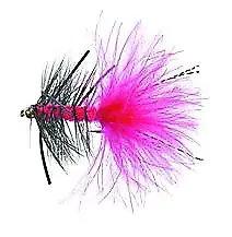 Unique Flies Rubber Leg Wooly Bugger #8 Fluo RedKjøp 12 Fluer Få Gratis Flueboks
