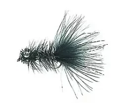 Unique Flies Krystal Wooly Bugger #6 BlackKjøp 12 Fluer Få Gratis Flueboks