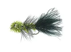 Unique Flies Krystal Wooly Bugger #8 OliveKjøp 12 Fluer Få Gratis Flueboks