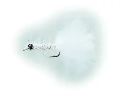 Unique Flies Krystal Wooly Bugger #8 PearlKjøp 12 Fluer Få Gratis Flueboks