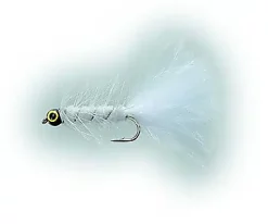 Unique Flies Dog Nobbler #8 WhiteKjøp 12 Fluer Få Gratis Flueboks