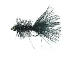 Unique Flies Dog Nobbler #8 BlackKjøp 12 Fluer Få Gratis Flueboks