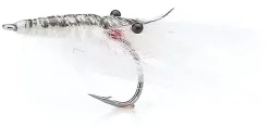 Unique Flies John Shrimp White # 4Kjøp 12 Fluer Få Gratis Flueboks
