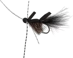 Unique Flies Unique Foam Skater UV Black #4Kjøp 12 Fluer Få Gratis Flueboks