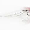 Unique Flies Pattegrisen White/Lt.Pink Flexi Legs #8Kjøp 12 Fluer Få Gratis Flueboks