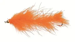 Unique Flies Marabou Worm #10 - OrangeKjøp 12 Fluer Få Gratis Flueboks