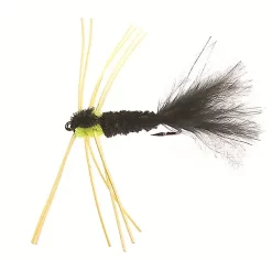 Unique Flies Montana Rubber Leg #6 - Black/yellowKjøp 12 Fluer Få Gratis Flueboks