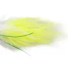 Unique Flies Marabou Worm #10White/Chartreuse Daiichi