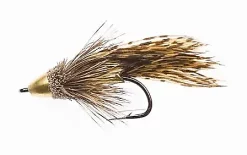 Unique Flies Muddler Minnow Cone Natural #10Kjøp 12 Fluer Få Gratis Flueboks