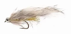 Unique Flies Mini Zonker Grizzly #8Kjøp 12 Fluer Få Gratis Flueboks