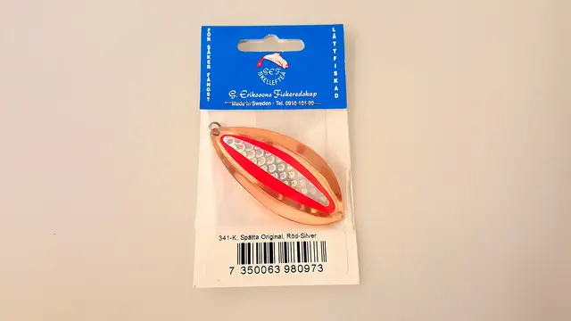 G. Erikssons Fiskeredskap G.E.F Spätta 12g/68mm KobberRøyeblink 3 G. Erikssons Fiskeredskap G.E.F Spätta 12g/68mm KobberRøyeblink