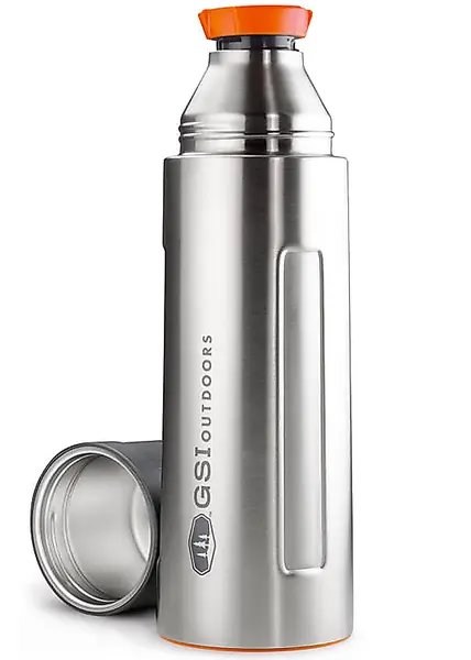 GSI Outdoor GSI Glacier Stainless Vacuum Bottle 1LSilver - Stilren Og Solid 3 GSI Outdoor GSI Glacier Stainless Vacuum Bottle 1LSilver - Stilren Og Solid