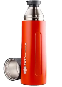 GSI Outdoor GSI Glacier Stainless Vacuum Bottle 1LRed - Stilren Og Solid