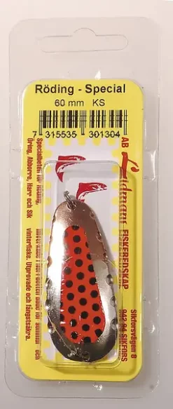G. Erikssons Fiskeredskap G.E.F Röding Spesial KS 60mmRøyeblink - 60mm -Flugor Butik ld60ks.600