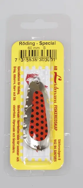 G. Erikssons Fiskeredskap G.E.F Röding Spesial S 60mmRøyeblink - 60mm 4 G. Erikssons Fiskeredskap G.E.F Röding Spesial S 60mmRøyeblink - 60mm - Bild 2