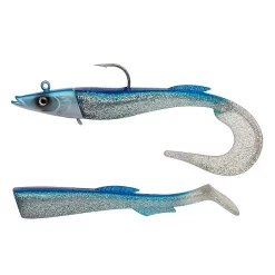 Berkley Power Sandeel Metallic Blue 130gFisk Målrettet Med Kvalitets Gummi Jigg
