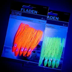 Fladen Octopus Red 12cm5-pack Röd UV Bläckfisk -Flugor Butik octopus a.640 1