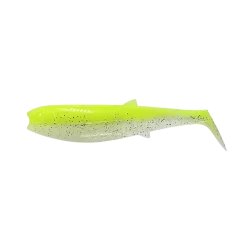 Savage Gear Cannibal Shad 8cm 5gFlou Yellow Glow 5-pack