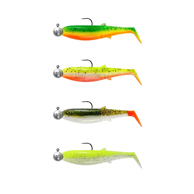 Savage Gear SG Cannibal Shad RTF 10cm #3/0Ready To Fish Darkwater Mix 4-pack 3 Savage Gear SG Cannibal Shad RTF 10cm #3/0Ready To Fish Darkwater Mix 4-pack