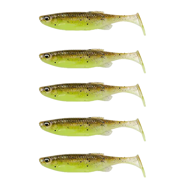 Savage Gear Fat Minnow T-Tail 10,5cm 11gGreen Pearl Yellow 5-pack 3 Savage Gear Fat Minnow T-Tail 10,5cm 11gGreen Pearl Yellow 5-pack