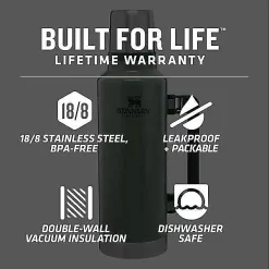 Stanley Classic Termos 1,9 LMatte Black -Flugor Butik stanley classic legendary bottle 1 9 miljo 02.600