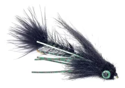 Umpqua Flies Umpqua Baby Gonga #8 BlackStor ørretstreamer