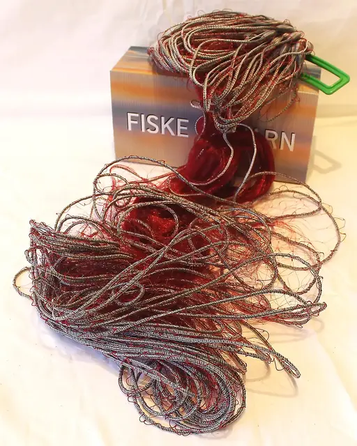 C. A. LESCHBRANDT CAL Ferskvannsgarn Rød 24mmGarn Til Ferkvannsfiske 25m X 1,5m - Bild 3