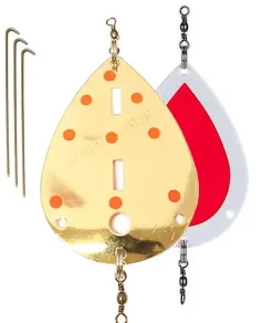 Sovik Søvik Dividalsblinken Waterlight 70mmGull/Oransje UV Prikker