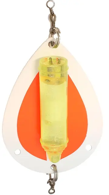 Sovik Søvik Dividalsblinken Waterlight 70mmSølv/Oransje UV Prikker 4 Sovik Søvik Dividalsblinken Waterlight 70mmSølv/Oransje UV Prikker - Bild 2